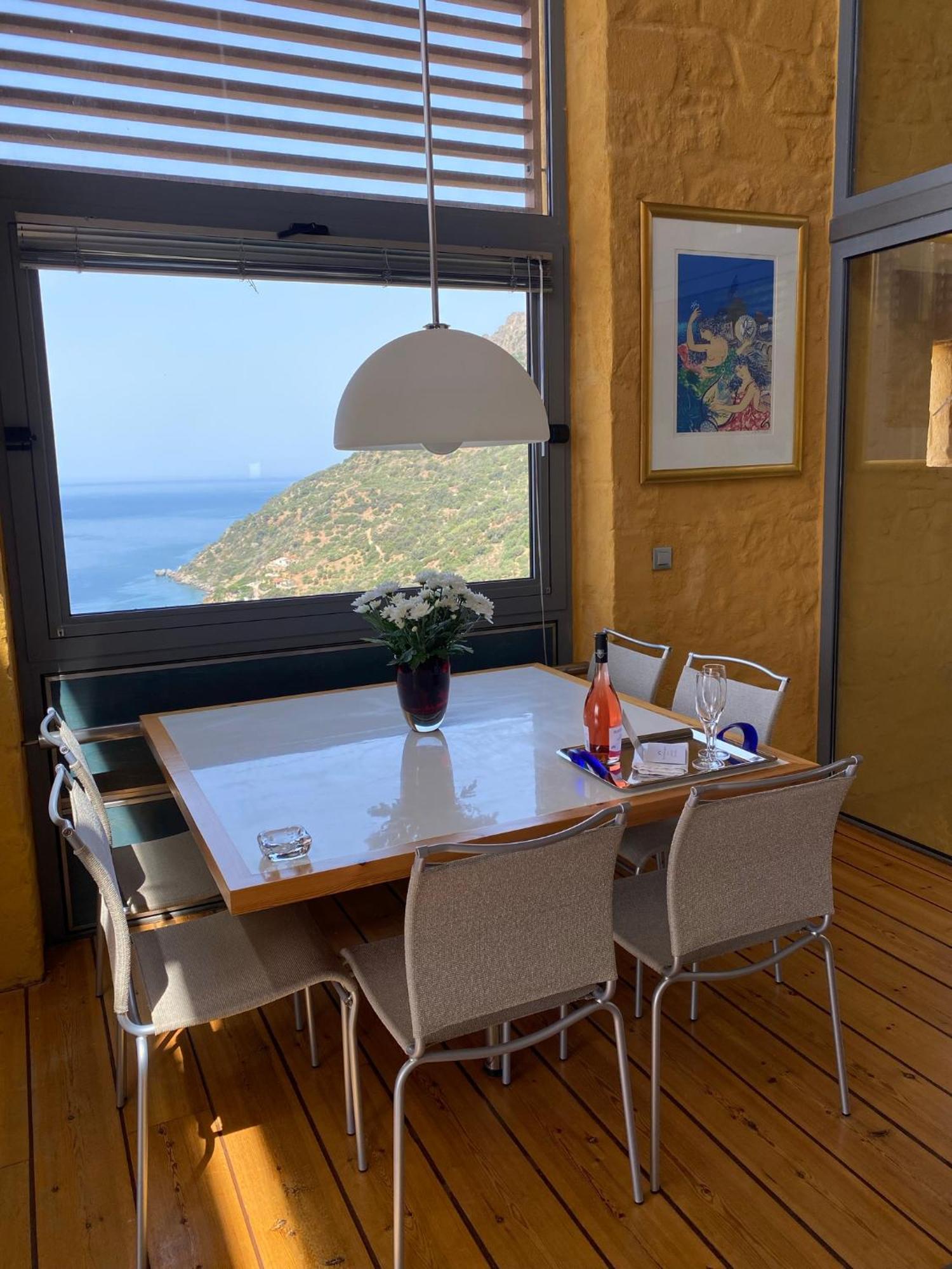 Beachfront Ravdoucha Epavlis Eleni Villa - Pool, Hot Tub, Gym, Sauna, Private Parking, Wifi Ханья Экстерьер фото