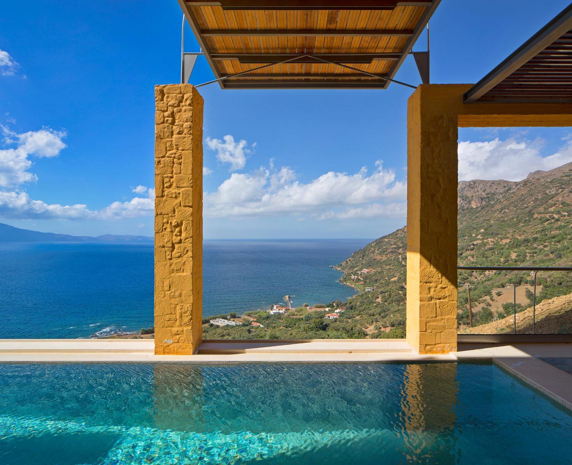 Beachfront Ravdoucha Epavlis Eleni Villa - Pool, Hot Tub, Gym, Sauna, Private Parking, Wifi Ханья Экстерьер фото