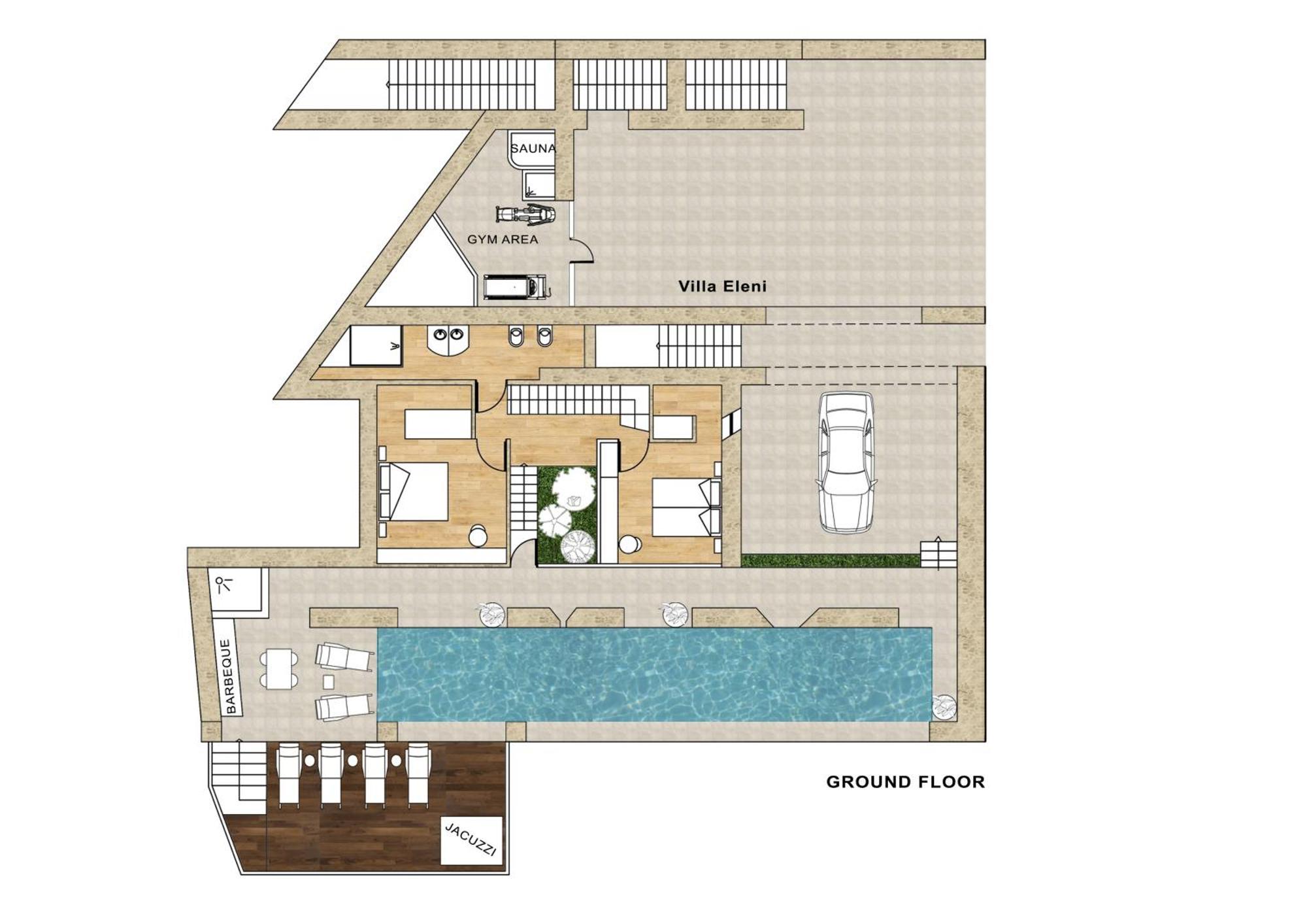 Beachfront Ravdoucha Epavlis Eleni Villa - Pool, Hot Tub, Gym, Sauna, Private Parking, Wifi Ханья Экстерьер фото