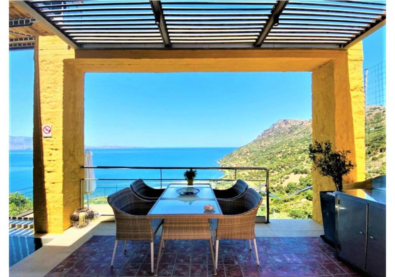 Beachfront Ravdoucha Epavlis Eleni Villa - Pool, Hot Tub, Gym, Sauna, Private Parking, Wifi Ханья Экстерьер фото