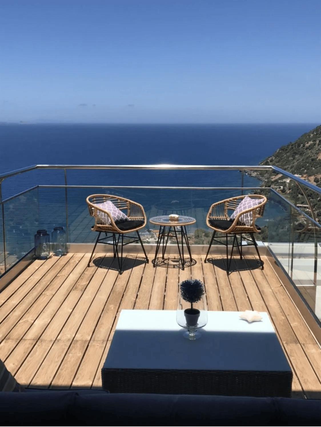 Beachfront Ravdoucha Epavlis Eleni Villa - Pool, Hot Tub, Gym, Sauna, Private Parking, Wifi Ханья Экстерьер фото